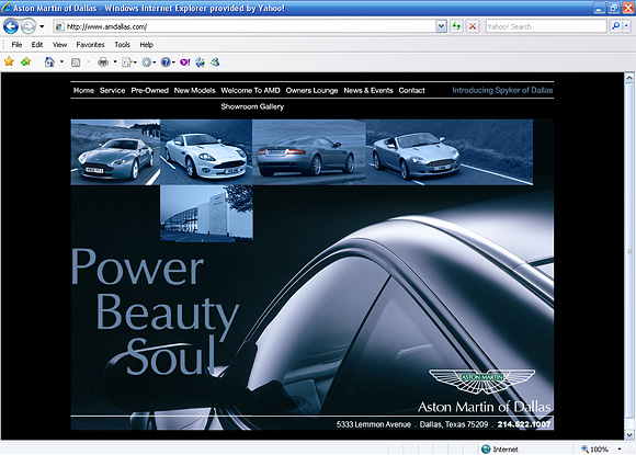 Launch web site